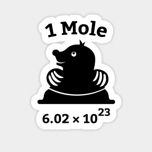 Funny Chemistry Shirts | 1 Mole Avogadro's Number Sticker